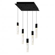 CWI Lighting 1589P12-5-101 - Greta Integrated LED Black Mini Pendant