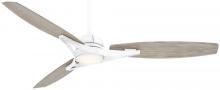 Minka-Aire F742L-WHF - 65" CEILING FAN W/ LIGHT KIT FOR OUTDOOR USE LED LIGHT