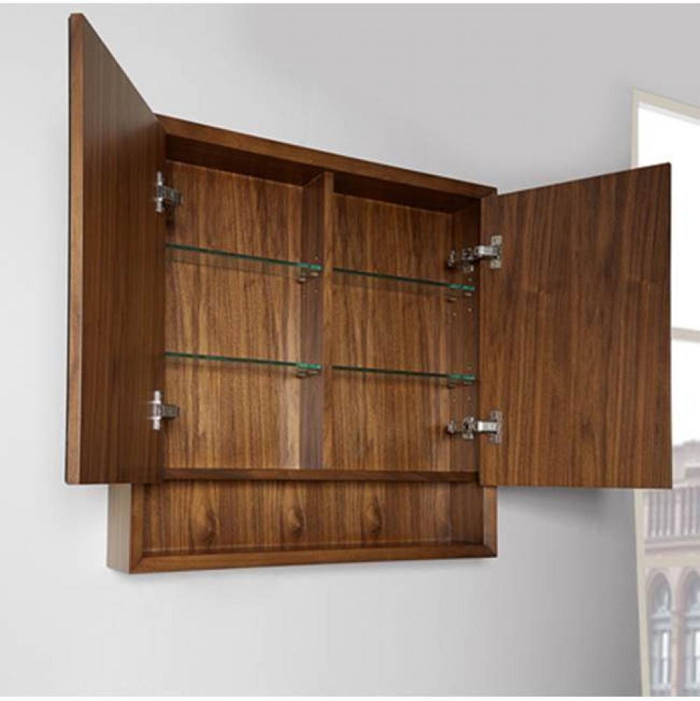 M4 30&apos;&apos; Medicine Cabinet - Natural Walnut