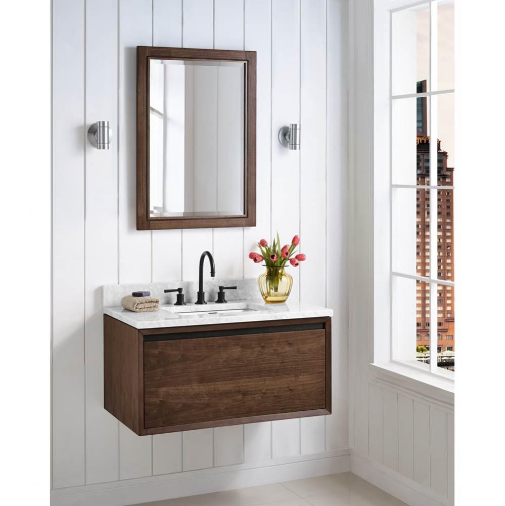 M4 36&apos;&apos; Wall Mount Vanity - Natural Walnut