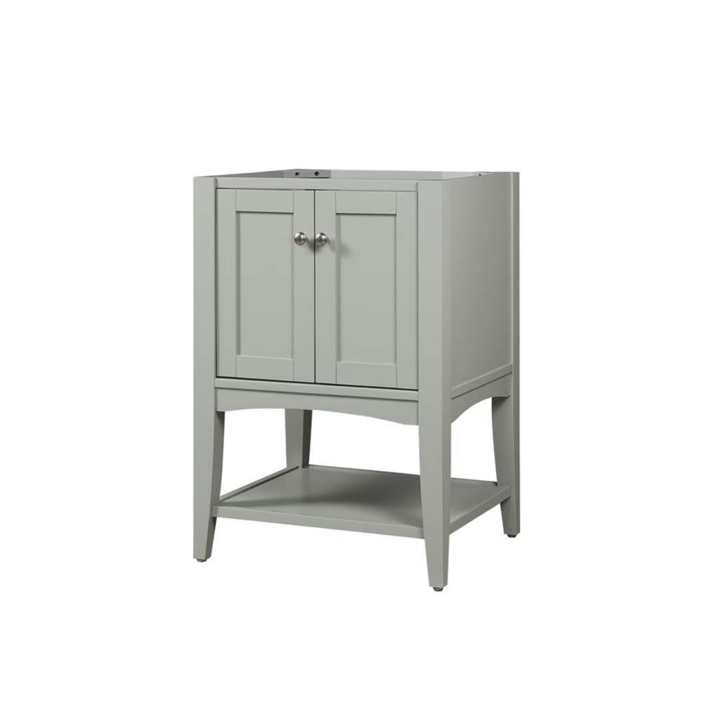 Shaker Americana 24&apos;&apos; Open Shelf Vanity - Light Gray