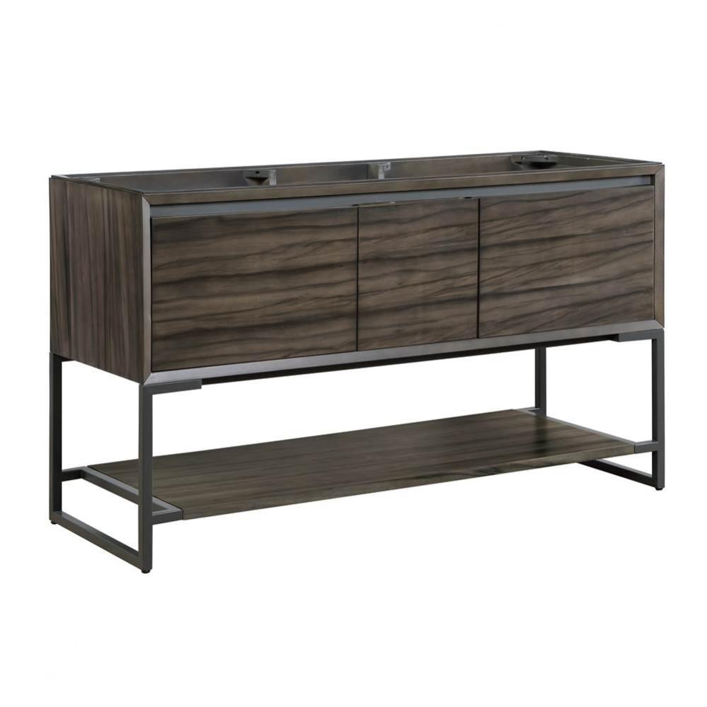 M4 60&apos;&apos; Double Bowl Vanity - Smoke