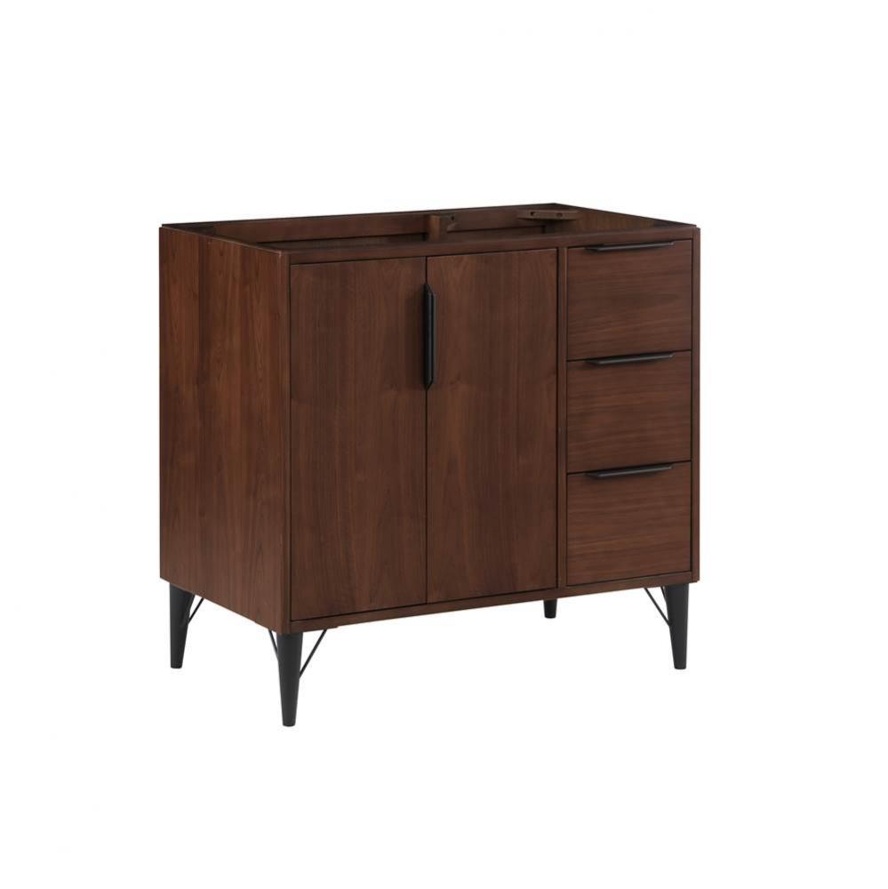 Grand Central 36&apos;&apos; Vanity Drawer-right - Natural Walnut