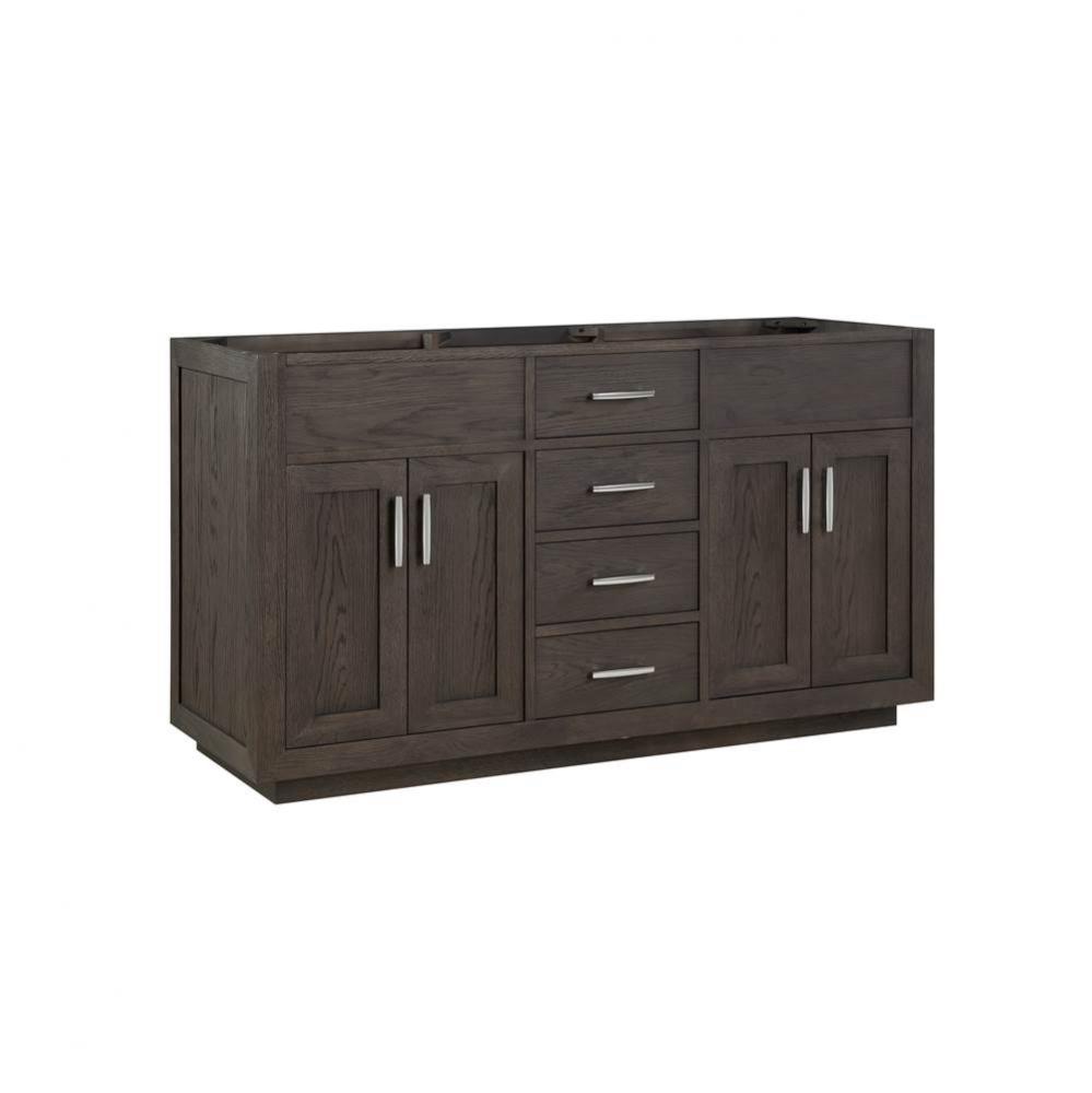 Brookings 60&apos;&apos; Double Bowl Vanity - Burnt Chocolate