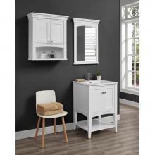 Fairmont Designs 1512-VH24 - Shaker Americana 24'' Open Shelf Vanity - Polar White