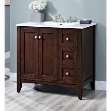 Fairmont Designs 1513-V36R - Shaker Americana 36'' Vanity Drawer-right In Habana Cherry