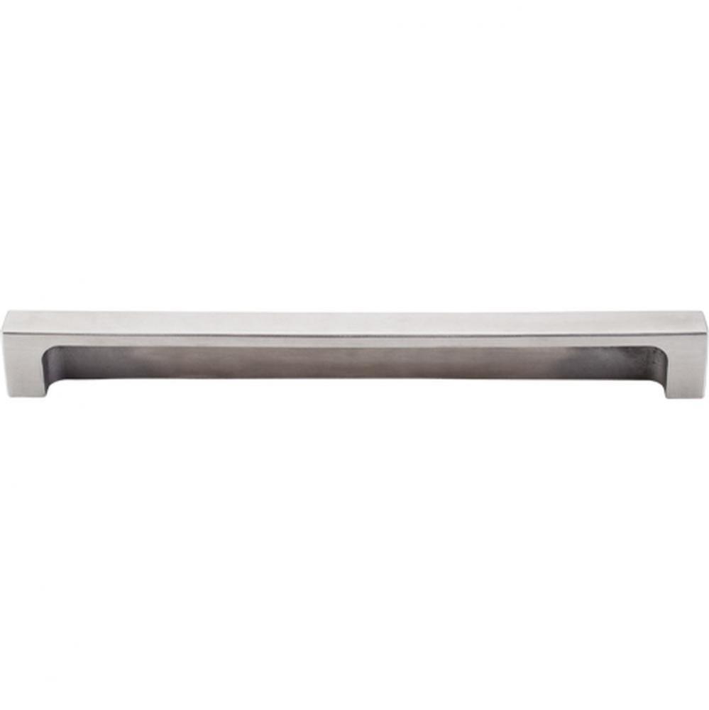 Modern Metro Tab Pull 8 Inch (c-c) Brushed Stainless Steel