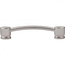 Top Knobs TK64BSN - Oval Thin Pull 5 Inch (c-c) Brushed Satin Nickel