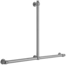 Jaclo T60-24H-32W-PN - T60 Smooth with End Caps 24H x 32W T Grab Bar