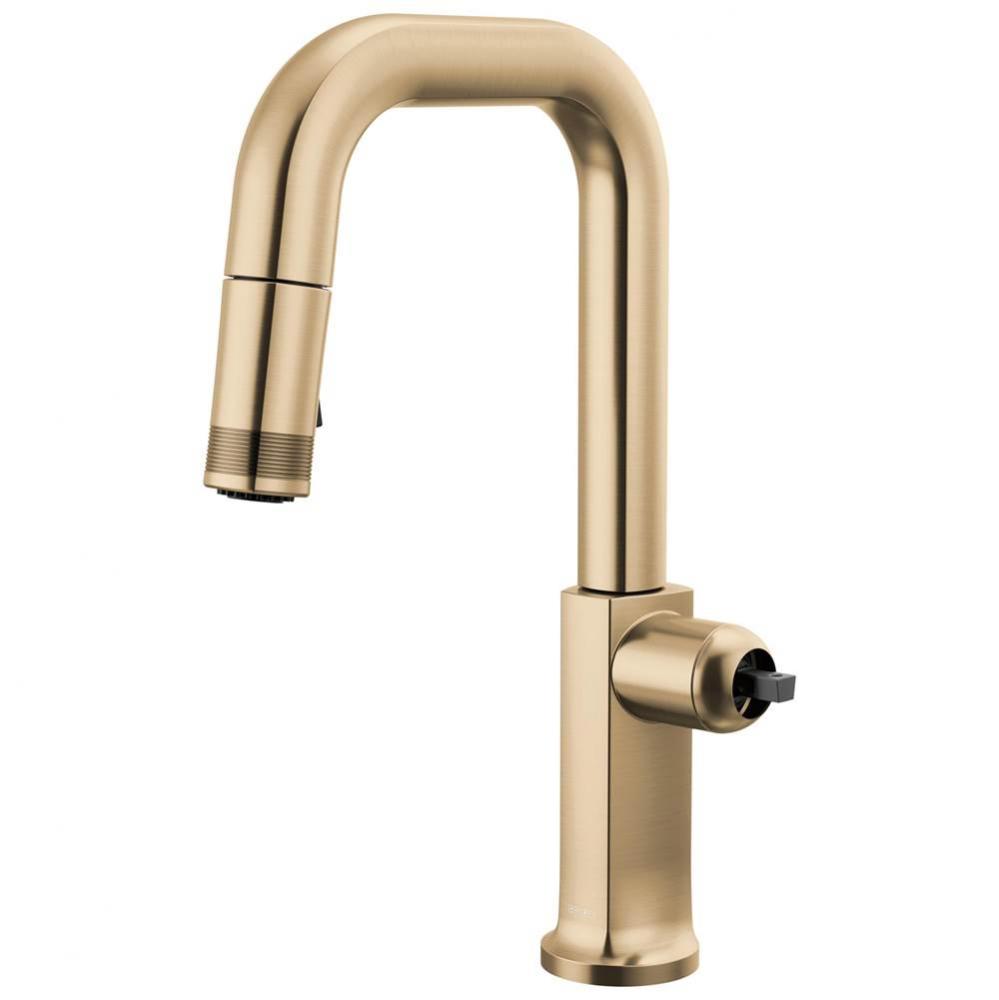 Kintsu&#xae; Pull-Down Prep Faucet with Square Spout - Less Handle