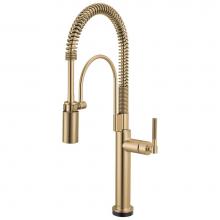 Brizo 64343LF-GL - Litze® SmartTouch Semi-Professional Kitchen Faucet - Knurled Handle