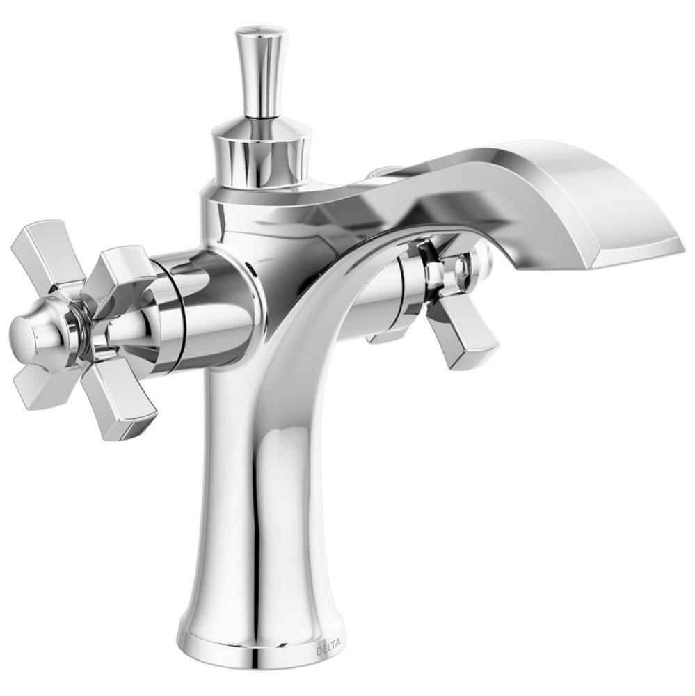 Dorval™ Two Handle Single Hole Monoblock Bathroom Faucet