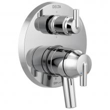 Delta Faucet T27959 - Trinsic® Contemporary Two Handle Monitor® 17 Series Valve Trim with 6-Setting Integrated