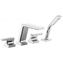 Delta Faucet T4799-PR - Pivotal™ Roman Tub with Hand Shower Trim