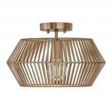 Capital 230311MA - 1-Light Angular Metal Semi-Flush in Matte Brass