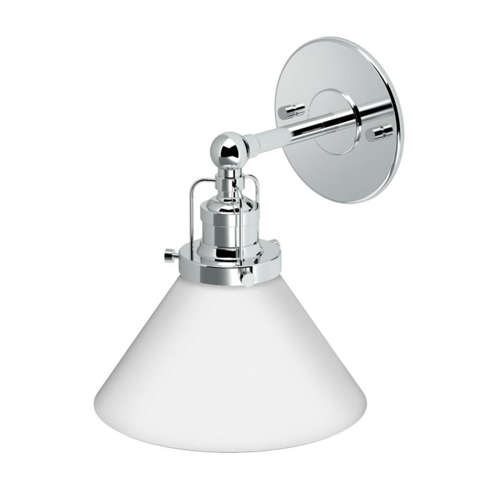 Cafe Single Sconce Chrome