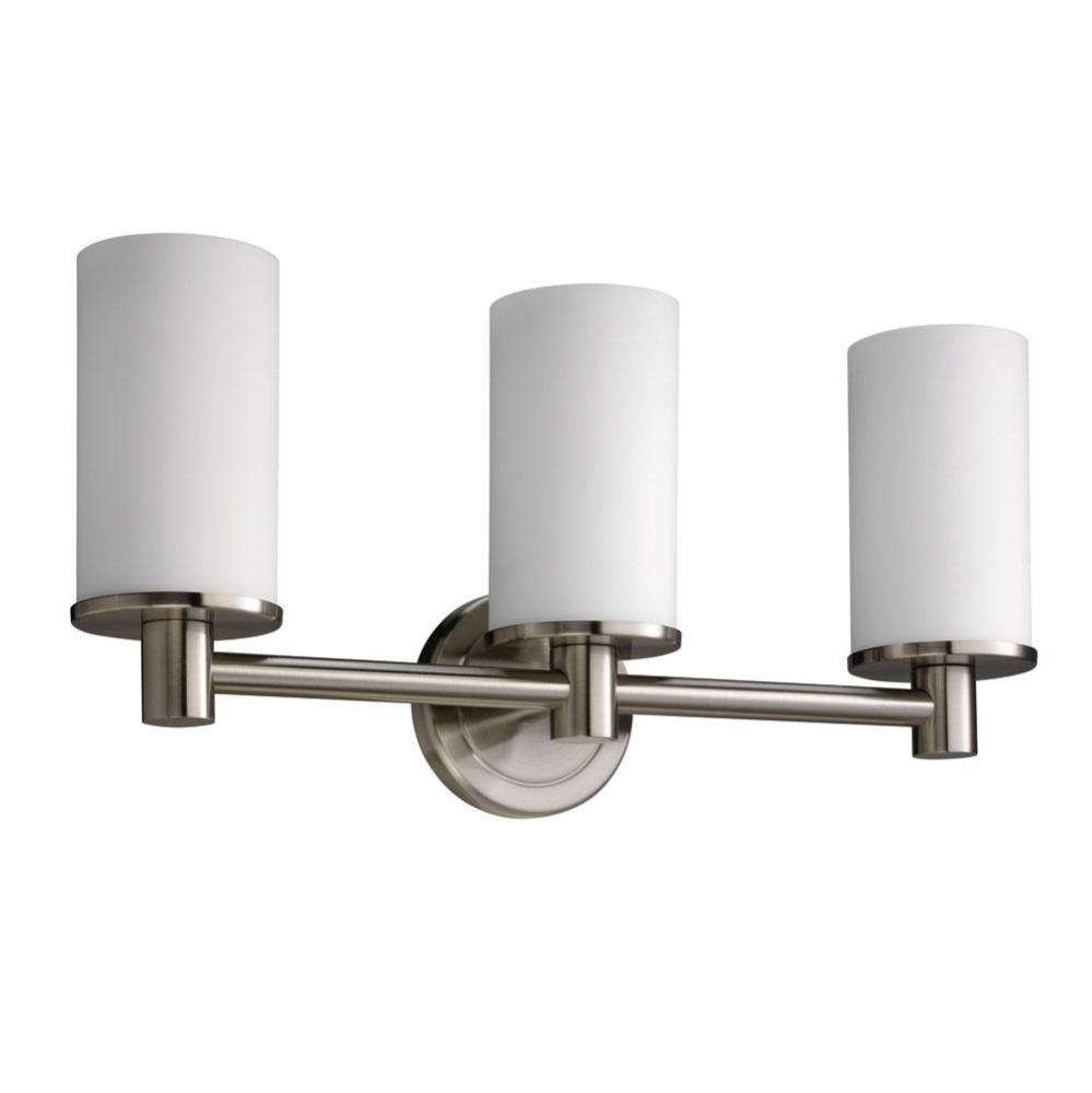 Latitude II Triple Sconce Satin Nickel