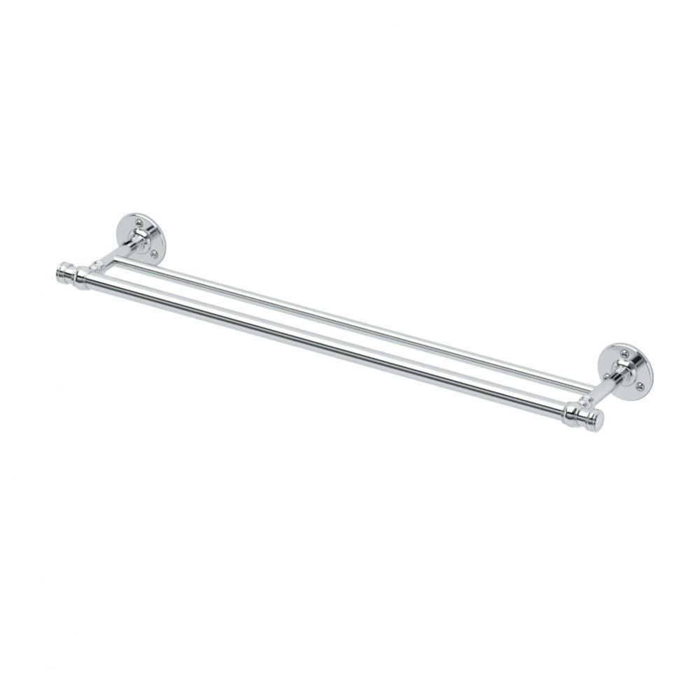 Cafe 24&apos;&apos;L Double Towel Bar Chrome