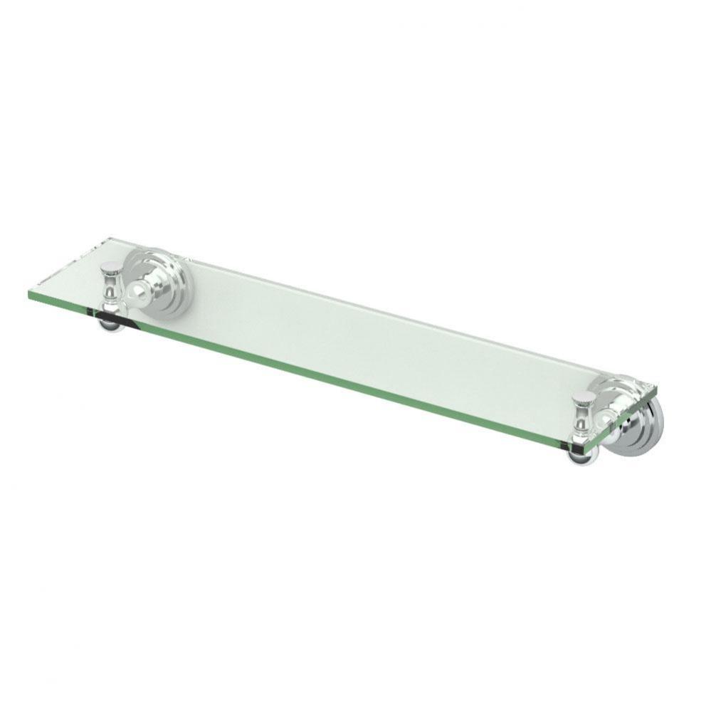 Marina 20.13&apos;&apos; L Glass Shelf, Chrome