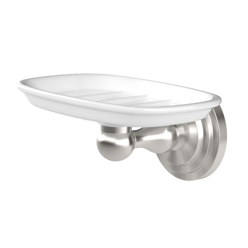 Marina Soap Dish Holder, Satin Nickel