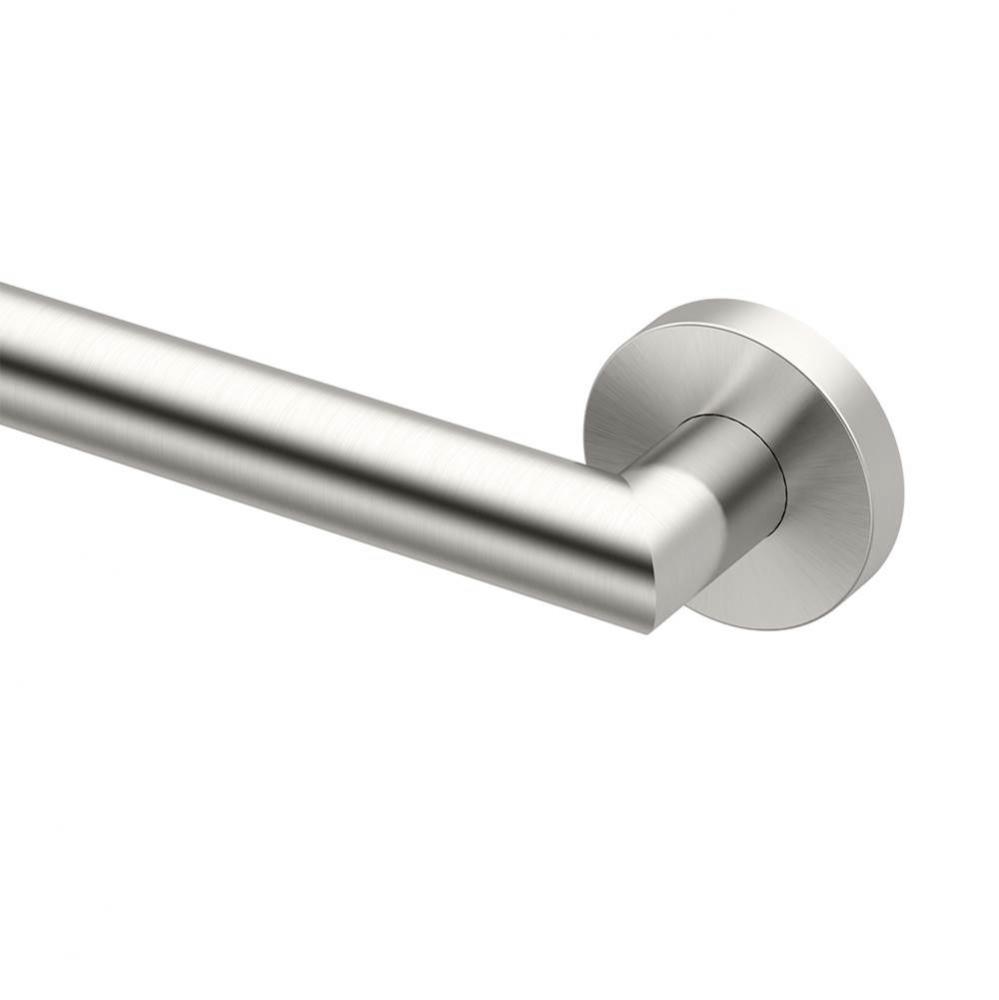 GLAM,GRAB BAR,24 In. L,STN NICKEL