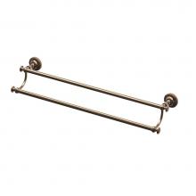 Gatco 4034 - Tavern 24'' L Double Towel Bar, Bronze