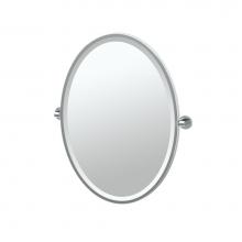 Gatco 4109F - ZONE,FRAMED OVAL MIRROR,CHROME