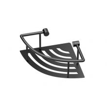 Gatco 1452MX - Corner Shower Shelf 8''W Matte Black