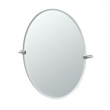 Gatco 4379LG - Bleu 32''H Oval Mirror Chrome