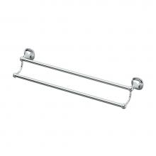 Gatco 4614 - Lucerne 24'' L Double Towel Bar, Chrome