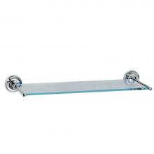 Gatco 5077 - Designer II Glass Shelf Chrome