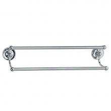 Gatco 5375 - Designer II 24''L Double Towel Bar Chrome