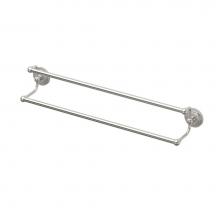 Gatco 5843 - Marina 24'' L Double Towel Bar, Satin Nickel