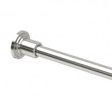 Gatco 821 - Marina 72''L Shower Rod Set Satin Nickel