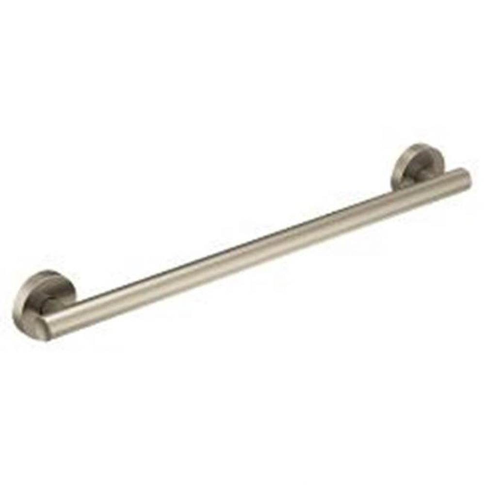 Brushed Nickel 24&apos;&apos; Designer Grab Bar