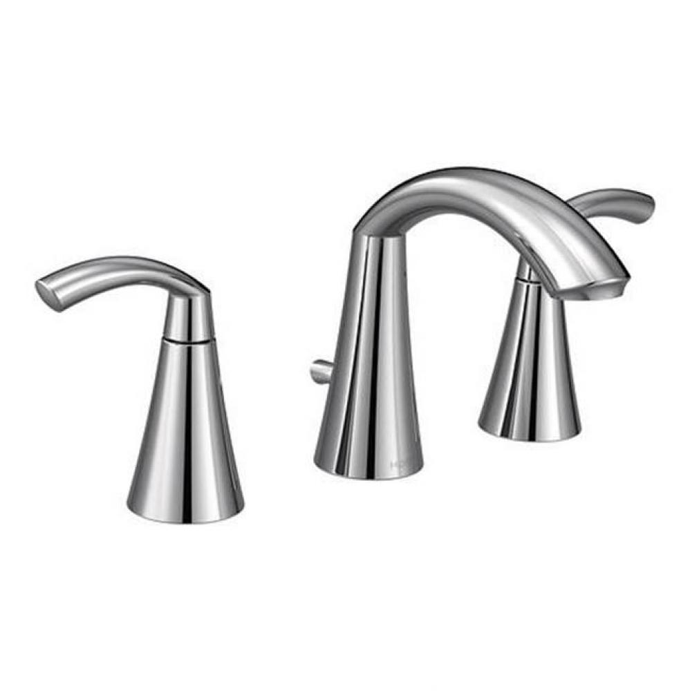 Chrome Two-Handle Bathroom Faucet