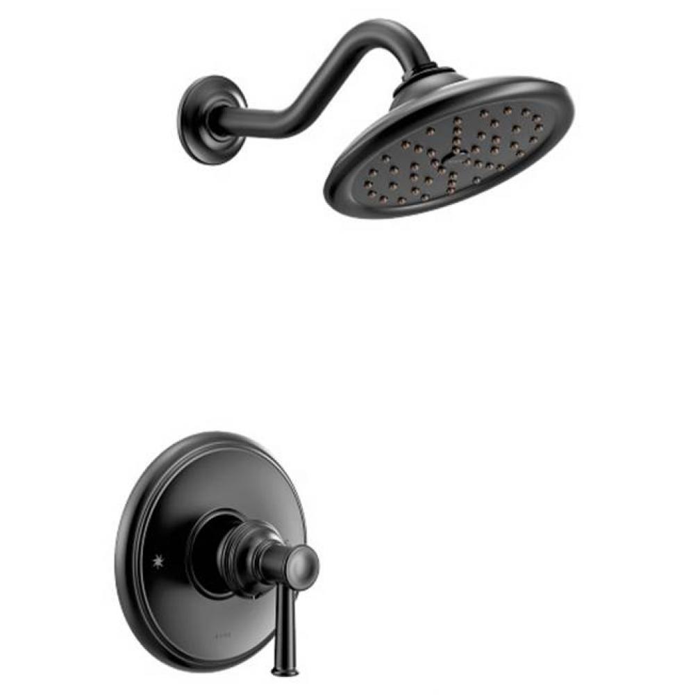 Matte black M-CORE 3 series shower only