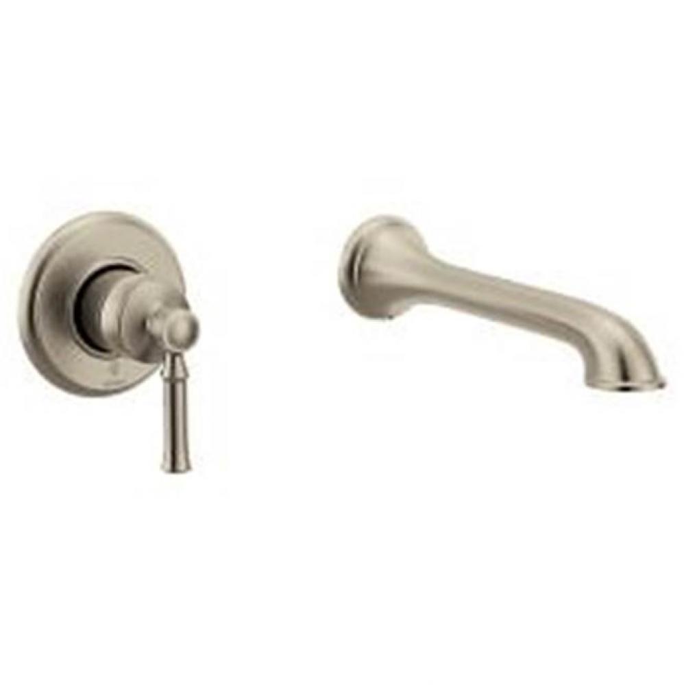 Dartmoor 1H Wall Mount Tub Filler, Brushed Nickel