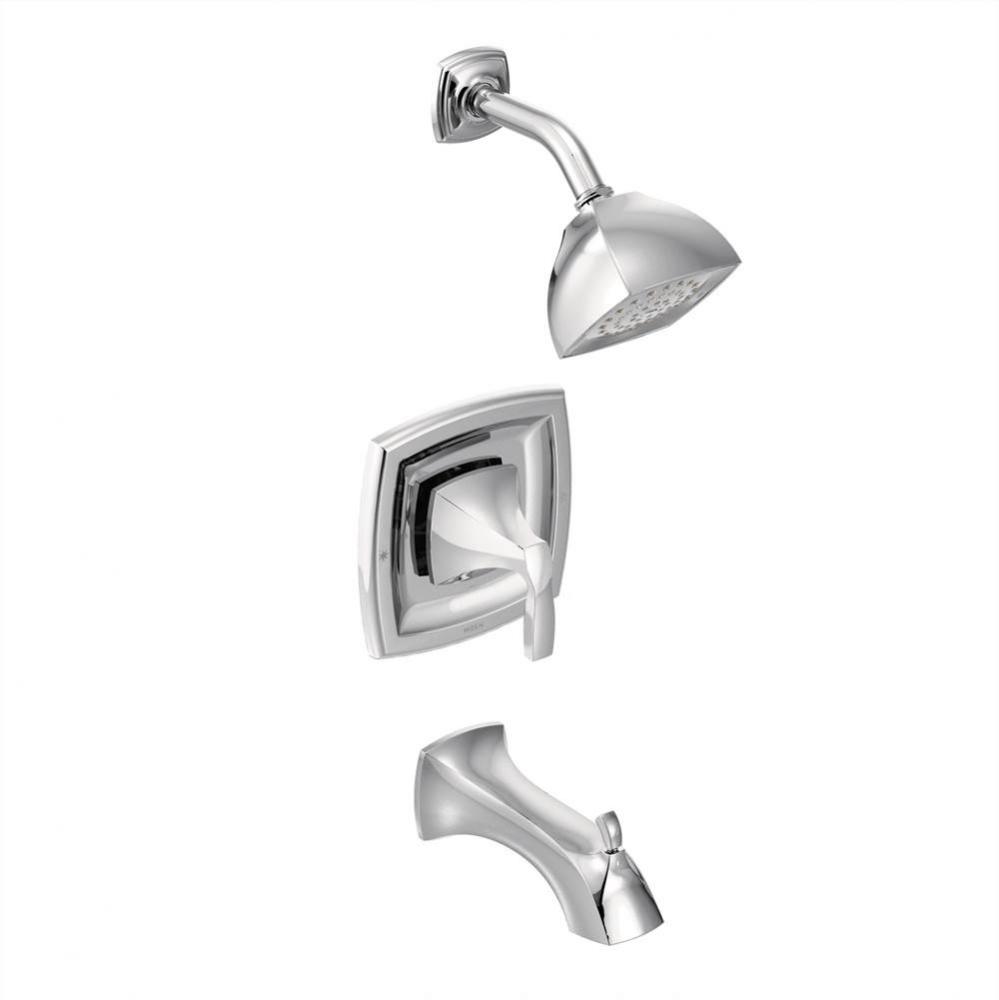 Voss Posi-Temp 1-Handle Tub and Shower Trim Kit in Chrome (Valve Sold Separately)