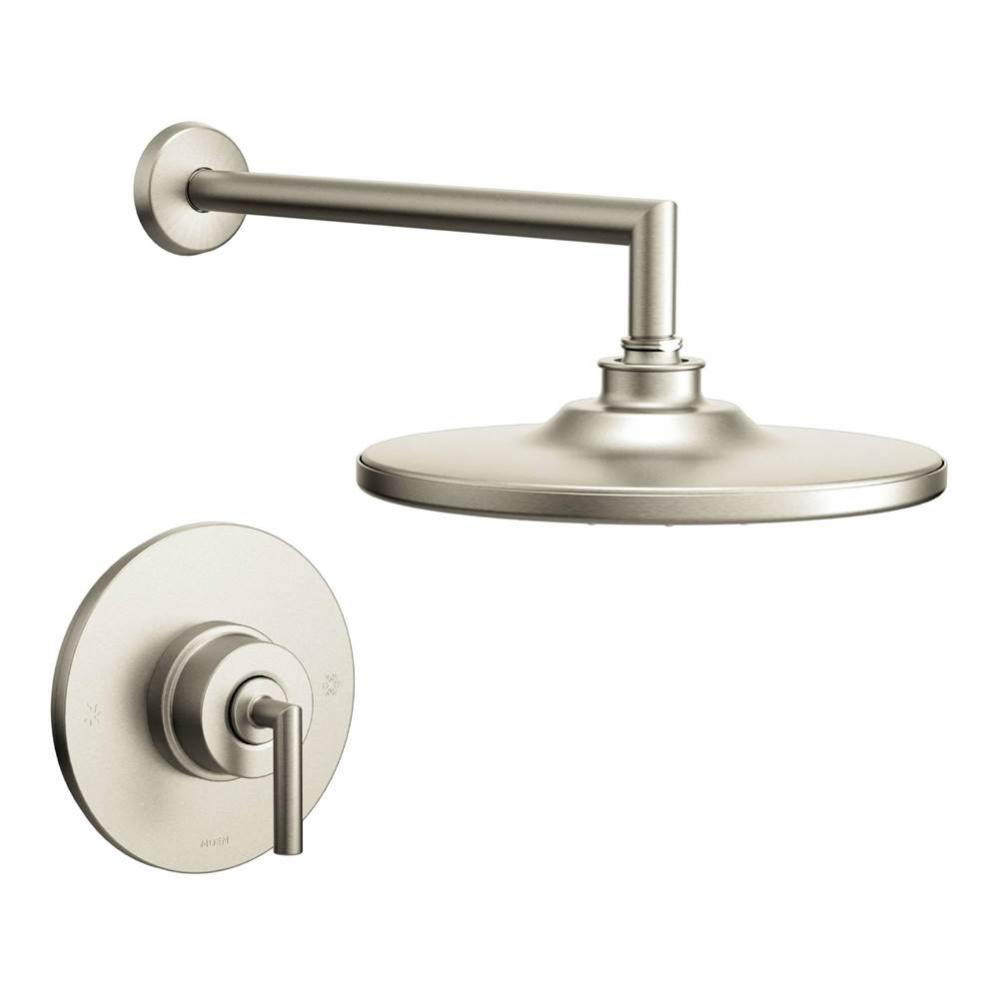 Arris Single Handle 1-Spray Shower Faucet Trim Kit in Brushed Nickel (Valve Sold Separately)