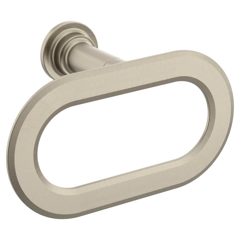 Brushed Nickel Towel Ring