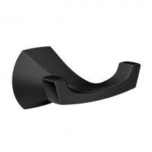 Moen MY8703BL - Matte Black Double Robe Hook