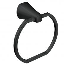 Moen MY8786BL - Matte Black Towel Ring