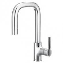 Moen S64001 - Chrome One-Handle Pulldown Bar Faucet