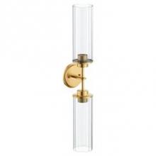 Moen YB1762BG - Brushed Gold Two Globe Bath Light