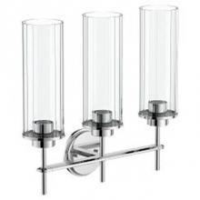 Moen YB1763CH - Chrome Three Globe Bath Light