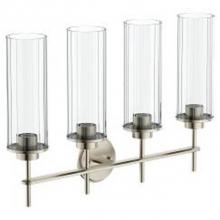 Moen YB1764BN - Brushed Nickel Four Globe Bath Light