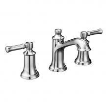 Moen T6805 - Dartmoor 8 in. Widespread 2-Handle Bathroom Faucet in Chrome (Valve Sold Separately)