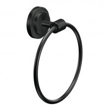 Moen DN0786BL - Matte Black Towel Ring