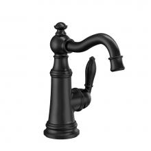 Moen S62101BL - Moen Weymouth 1-Handle Bar Facuet in Matte Black